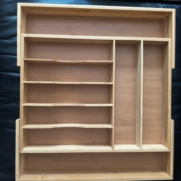 Bamboo Adjustable Drawer Organizer - Picture 3 of 3